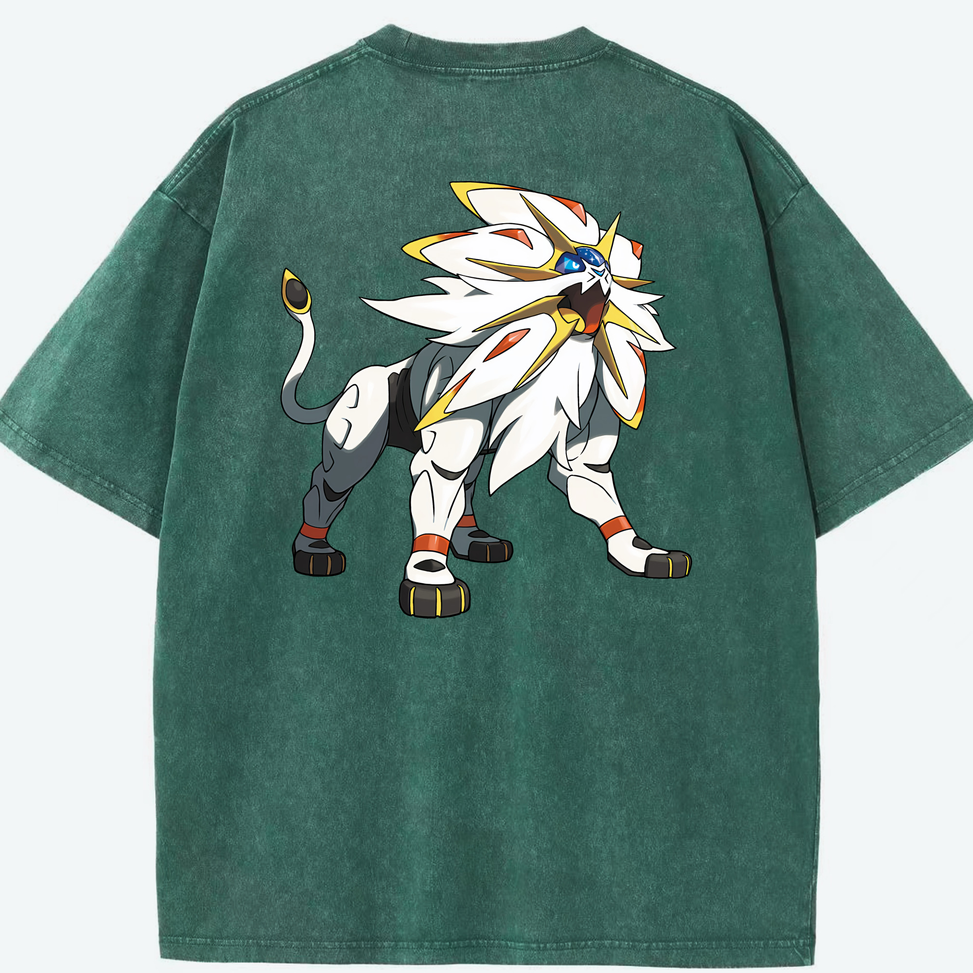 （画像用） ポケットモンスター Pokémon 綿100% ヴィンテージ風 半袖Tシャツ（背面プリント）